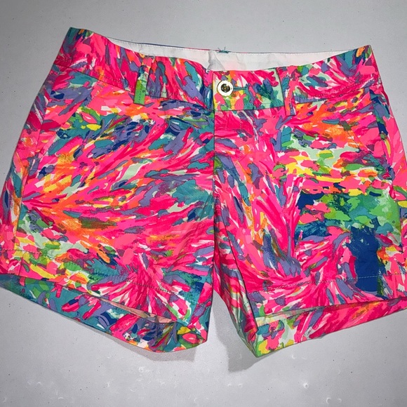 Lilly Pulitzer Callahan Shorts Palm Beach Coral 🦄 - Picture 6 of 15